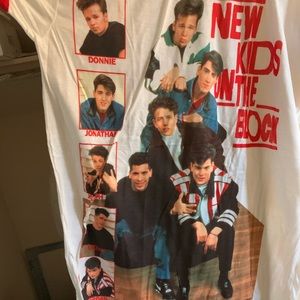 Vintage New Kids on the Block 1990 release t shirt